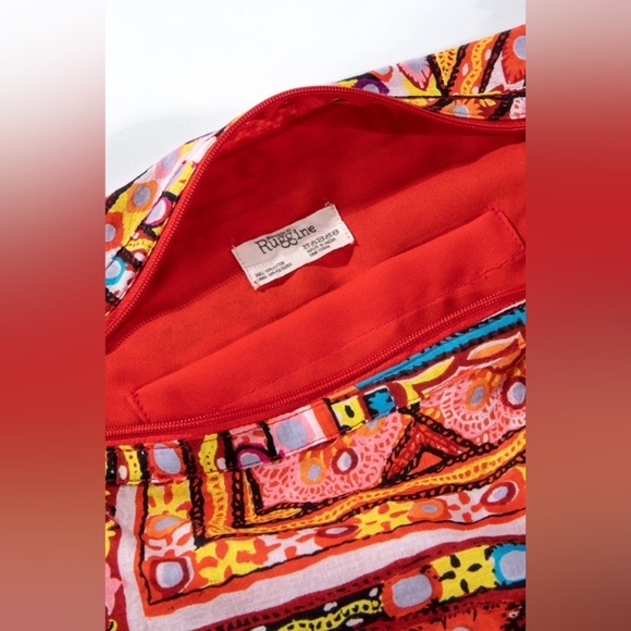 Hobo Beach Yoga Boho Chic Shoulder Bag - Handblock Paisley & Floral Printed - Picture 7 of 9